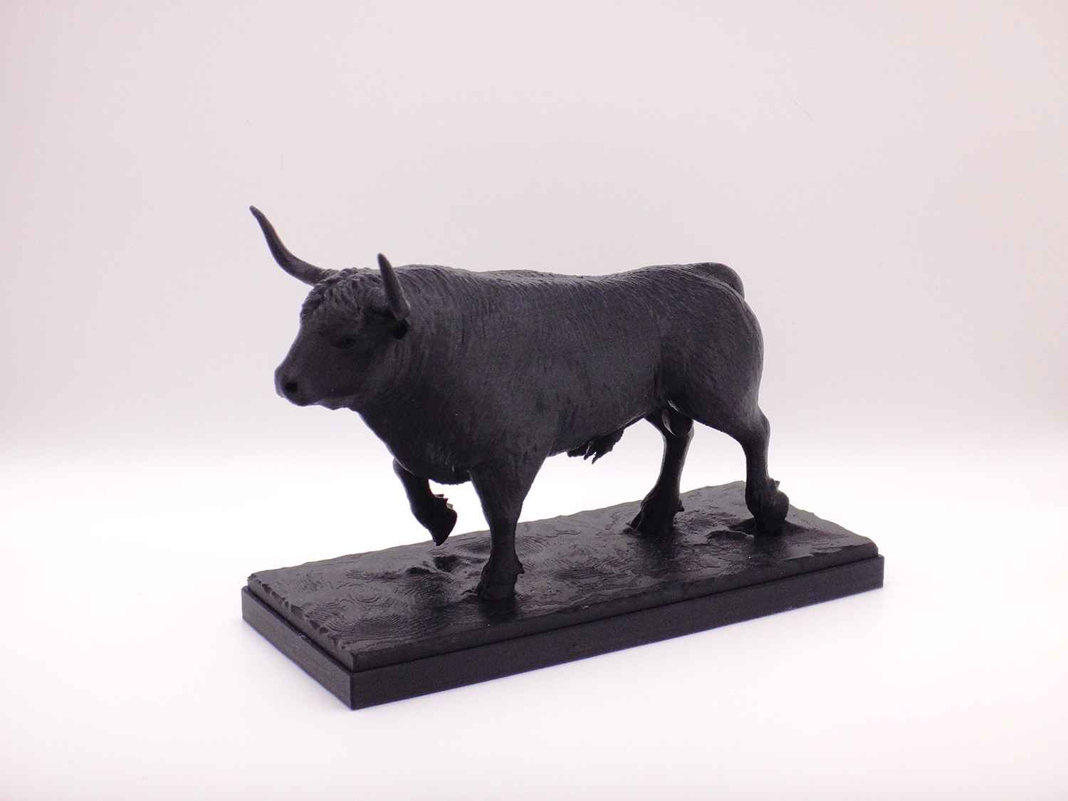 3D Printed Bull Statuette. 3D printing on demand.